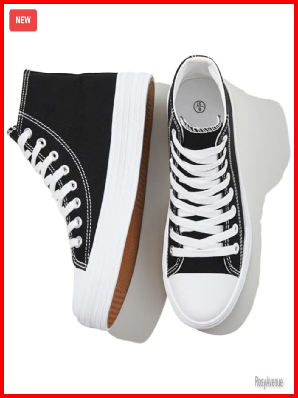 Women High Top Canvas Sneakers Lace Up Casual Comfortable Shoes